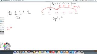 Crystal Field Theory Valence Bond Theory CoF6 3 Complex ion [upl. by Av]