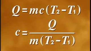 capacità termica specifica [upl. by Nosauq270]