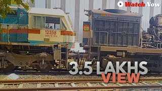 Twin wdg4 and wdg3a Locomotive shunting  Alco amp Emd power movement [upl. by Otrebogad]