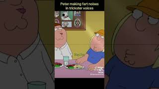 Peter making fart noises in trickster voices￼ [upl. by Akenahs]