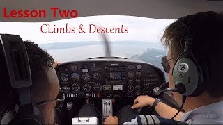 Flying Lesson Two  Climbs and Descents [upl. by Eatnod]