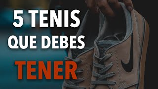 5 TENIS que todo hombre DEBE TENER [upl. by Arrotal]