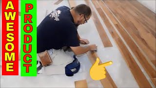 CORETEC VINYL PLANK FLOORING INSTALLATION HOW TO [upl. by Nonnaihr]