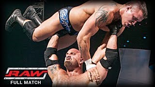 WWE  GOLDBERG VS RANDY ORTON  FIRST AND LAST TIME EVER [upl. by Bonacci249]