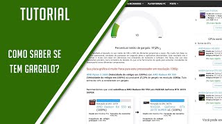 ✅ Como IDENTIFICAR se TEM ou NÃO GARGALO no seu HARDWARE [upl. by Saffier]