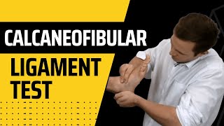 Calcaneofibular Ankle Ligament Stress Test Video Demonstration [upl. by Neahs]