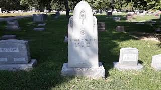 Robert P Wadlow gravesite Alton IL [upl. by Ahsikel]