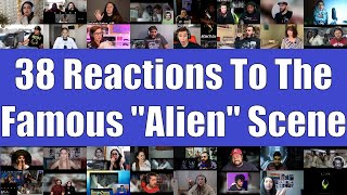 38 Reactions To The Famous Scene In quotAlienquot 👽 [upl. by Seidnac856]