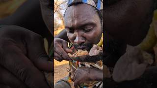 Breakfast time See how Hadza cooks their favorite meal middle of nowhere‼️😋villagelifehadzabetribe [upl. by Inohs]