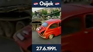 Croatian War Of Independence Osijek 27 6 1991 shorts [upl. by Aeriela]