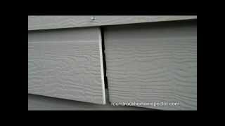 Loose Siding Discovered During A Home Inspection [upl. by Nobell]