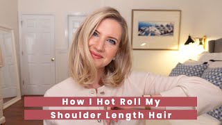 How to Hot Roll Shoulder Length Hair [upl. by Mariande946]