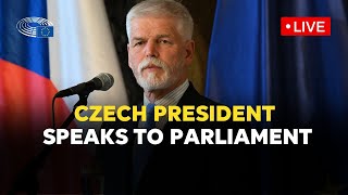 President of the Czech Republic Petr Pavel addresses the Parliament [upl. by Abel]