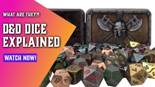 What are DnD Dice DampD Dice Explained [upl. by Camille]