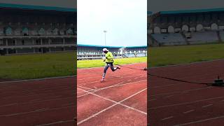 100 metre track practice ￼ athletics youtubeshorts video policebharti runningmotivational ✅👀 [upl. by Zamora]