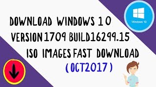 Download Windows 10 version 1709 Build 1629915 ISO images Ocotober 2017 RS 3💨😀😊 [upl. by Leirad]