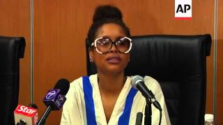 Erykah Badu holds press conference to apologize for Allah tattoo [upl. by Adriane29]