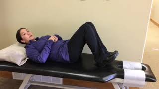 Log Roll Technique Demonstration on How to Get In and Out of Bed Safely  Pro Physio [upl. by Satsok]