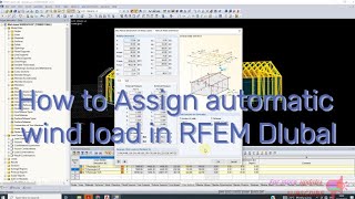 How to generate Automatic Wind Load in RFEM Dlubal Analysis Software [upl. by Shargel]