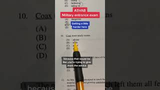 ASVAB AFQT Word Knowledge answers 10 [upl. by Seto704]