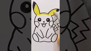 easy picacho drawing 😍🎨 easy easydrawing picacho drawing simple [upl. by Annadiana733]