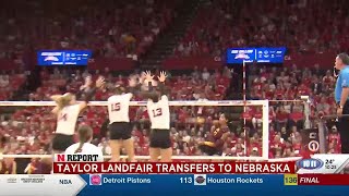 NReport Husker Volleyball Adds Minnesota Transfer Taylor Landfair [upl. by Nimocks]