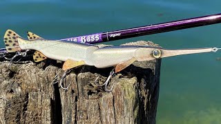 Pointiest Bait Ever  Making Longnose Gar SwimBait [upl. by Perot]