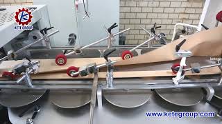 Roll Feeding Square Bottom Paper Bag Making Machine [upl. by Enimzzaj]