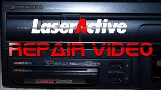 How to repair a Pioneer CLDA100 LaserActive Fix the nonspinning laserdisc issue [upl. by Unni]