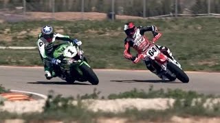 Supermoto Vs Superbike [upl. by Nylave392]