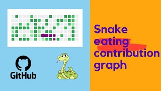 GitHub Actions  Snake eating contribution graph [upl. by Pammie]