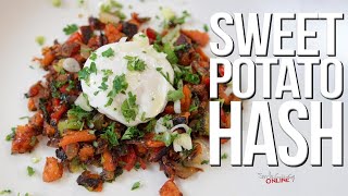 Easy Sweet Potato Hash  SAM THE COOKING GUY [upl. by Gav269]