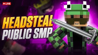 🔴 Minecraft Live Stream  Playing with subscribers  Headsteal SMP  S2  HINDI [upl. by Yrekaz]