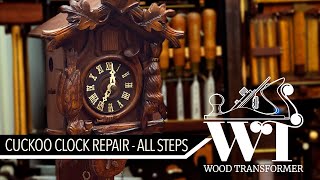 Cuckoo Clock Repair  All Steps [upl. by Pelpel877]