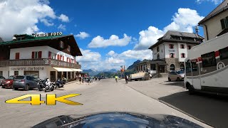 Dolomites Passo Pordoi Scenic Drive Italy 4K 60p 🇮🇹 [upl. by Eednam850]