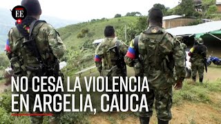 Terror en Cauca desplazamiento forzado combates armados y minas antipersonas en Argelia [upl. by Airret]