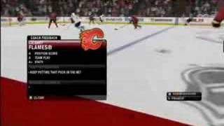 NHL 09 Be A Pro Gameplay [upl. by Ahsek938]