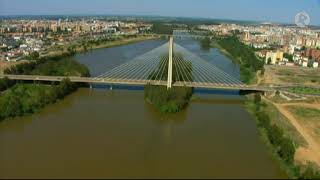 Badajoz la ciudad estratégica  Extremadura desde el aire [upl. by Morocco]