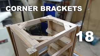 Installing corner brackets  summer woodworking series 18 [upl. by Tuppeny]