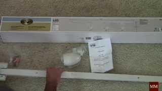 Installing a Hampton Bay LED Track Lighting Kit [upl. by Aramaj160]