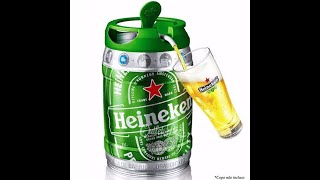 Barril de chopp Heineken de 5 Litros Vamos aprender a usar [upl. by Morice]