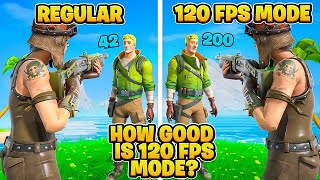 120 FPS Mode On Console Fortnite Is INSANE Fortnite PS4PS5  Xbox [upl. by Heinrick]