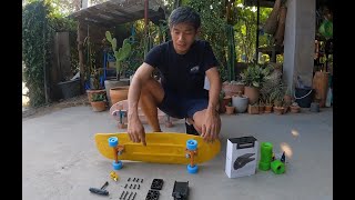 How to Assemble a Penny Board 32” with a Waterborne Surfskate Adapter [upl. by Teriann]