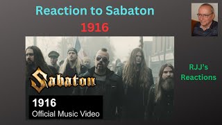 Reaction to Sabaton  1916 based upon Motörheads 1916 [upl. by Lobell781]