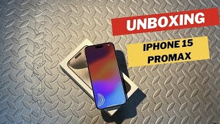 Unboxing iPhone 15 Promax [upl. by Shaylynn379]