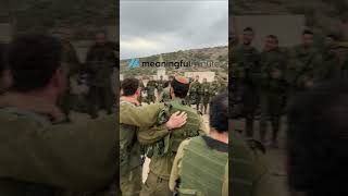 Lecha Dodi Israeli IDF soldiers getting ready for Shabbat at the front israel gaza [upl. by Boiney]