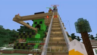 Minecraft Xbox  Thrill Ride 55 [upl. by Corabella781]