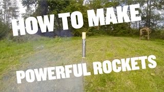 how to make a powerful KNO3 amp sugar rocket motor [upl. by Apilef]