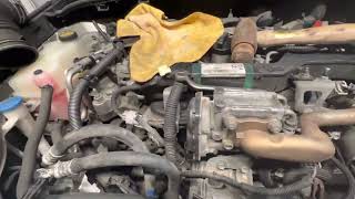 Toyota Avensis D4D clutch removal [upl. by Kellia744]