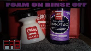 Griots Garage Brilliant Finish Foam on Wax No Pressure Washer Needed [upl. by Jerome]